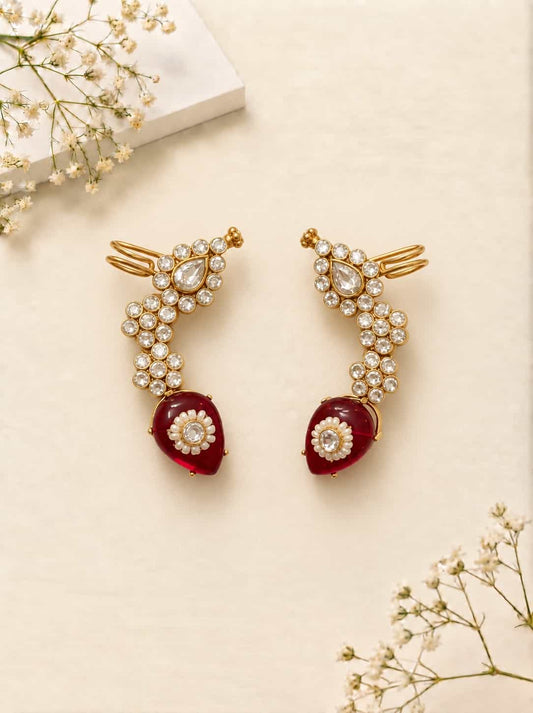 Kundan Ear Cuffs