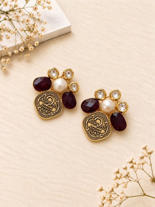Vintage Coin Studs