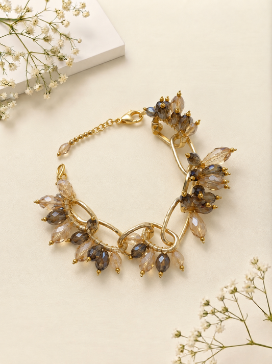 Crystals & Chain Bracelet