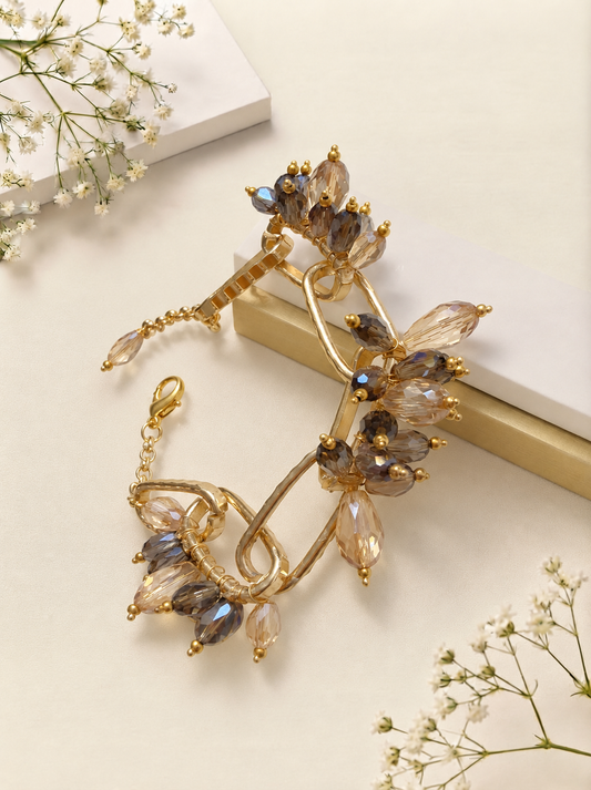 Crystals & Chain Bracelet