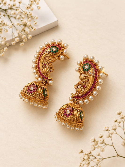 Traditional Pearl Earcuffs